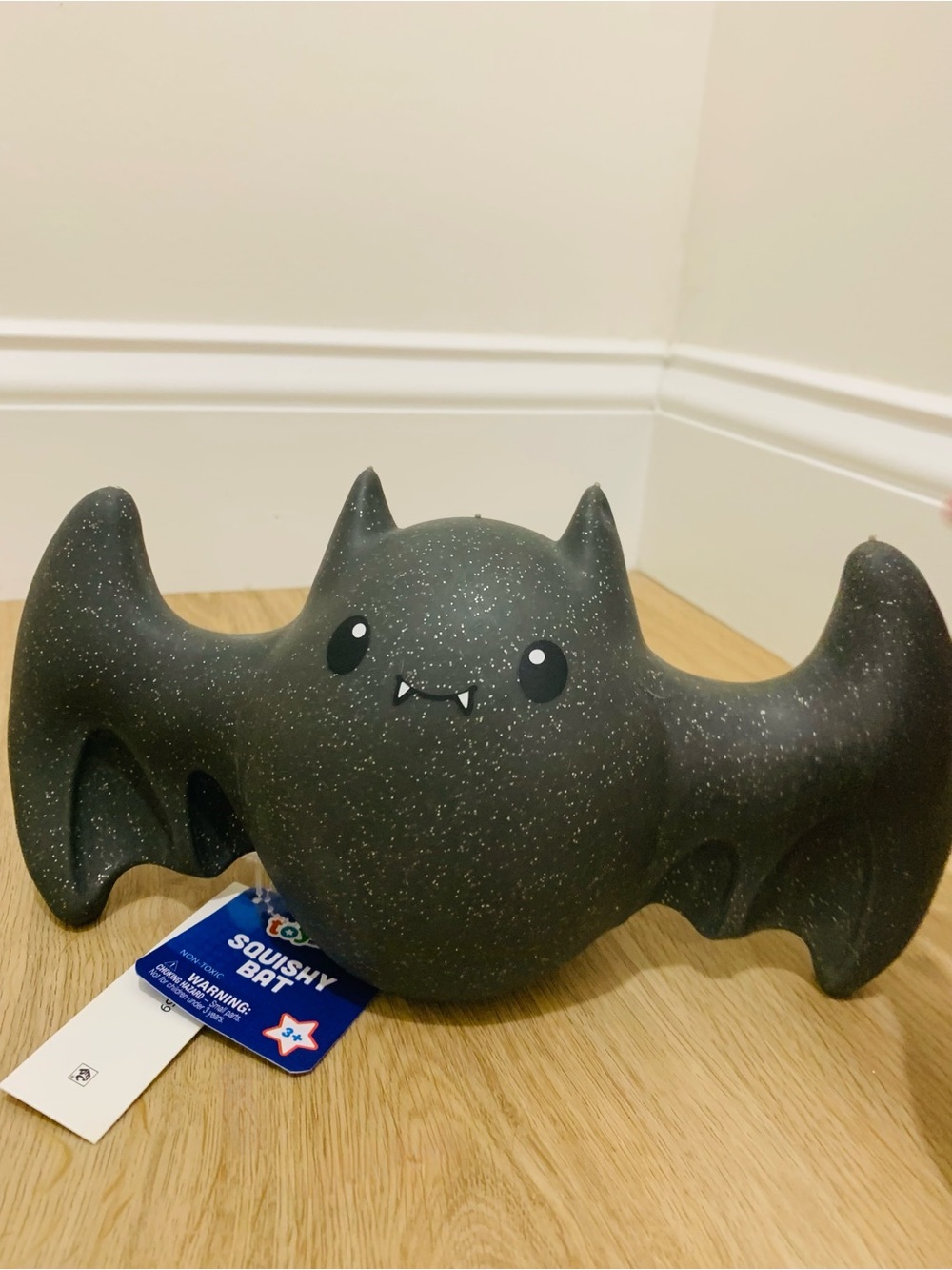 Target Squishy Bat Toy - Black Glitter Bat by TOYmendous